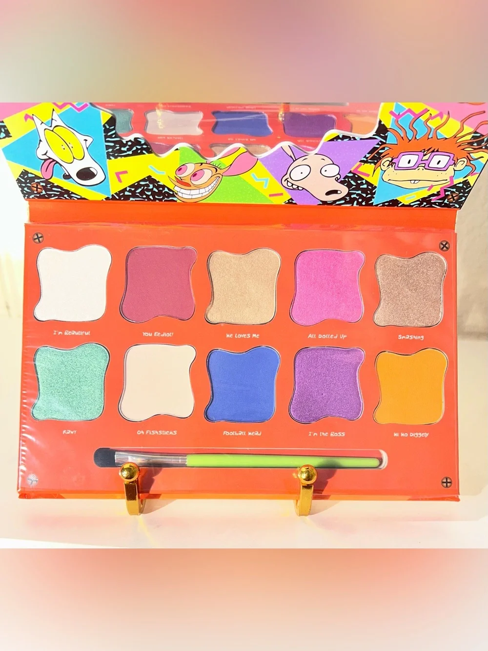 NWT Nickelodeon Rugrats Retro Cassette Eyeshadow Palette